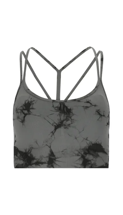 Athlecia Γυναικείο Μπουστάκι Theresa Tie Dye Seamless Χαμηλής Υποστήριξης 