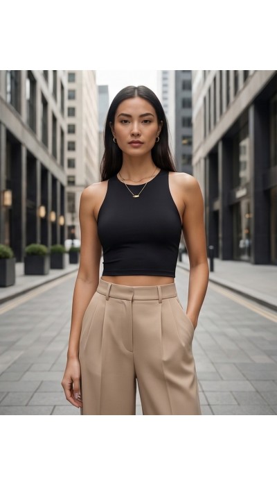 Athlecia Γυναικείο τοπ Rihal dry μαύρο