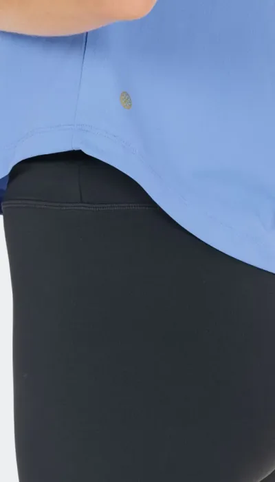 Athlecia Γυναικεία κοντομάνικη μπλούζα Doja με τεχνολογία dry γαλάζια