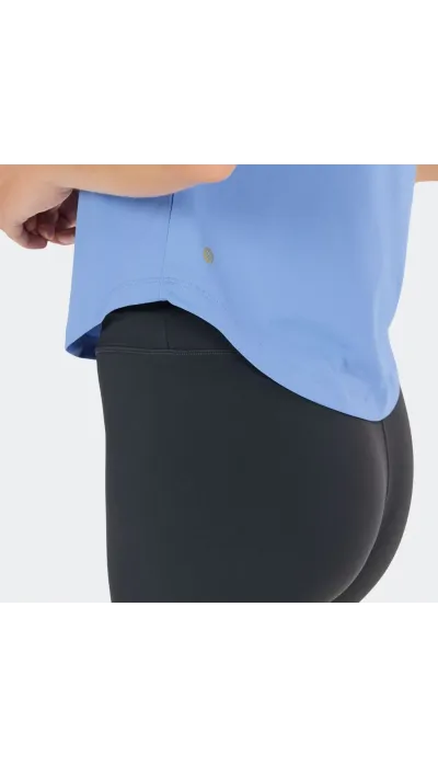 Athlecia Γυναικεία κοντομάνικη μπλούζα Doja με τεχνολογία dry γαλάζια