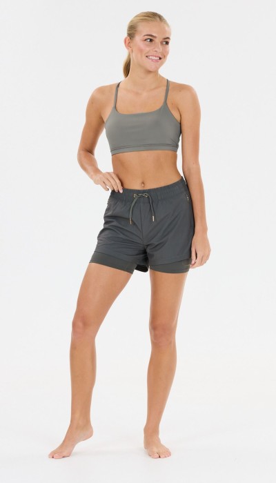 Athlecia Γυναικείο μπουστάκι Blossom γκρι