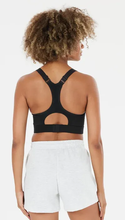 Athlecia Γυναικείο μπουστάκι Jennie V2 υψηλής στήριξης  μαύρο