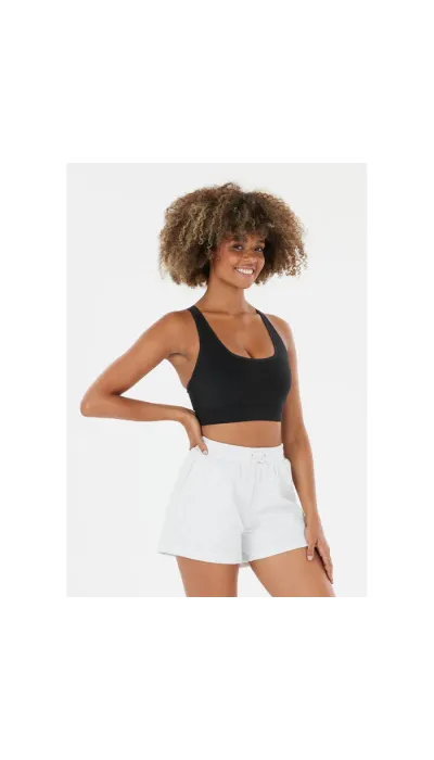 Athlecia Γυναικείο μπουστάκι Jennie V2 υψηλής στήριξης  μαύρο