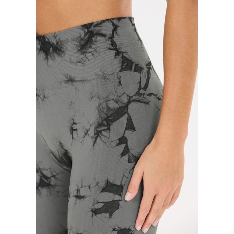 Athlecia Γυναικείο κολάν Seamless Theresa Tie Dye γκρι Athlecia Γυναικείο κολάν Seamless Theresa Tie Dye γκρι