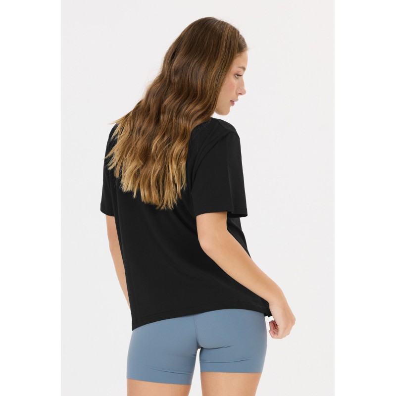 Athlecia Γυναικεία oversized κοντομάνικη μπλούζα Lexy μαύρη Athlecia Γυναικεία oversized κοντομάνικη μπλούζα Lexy μαύρη