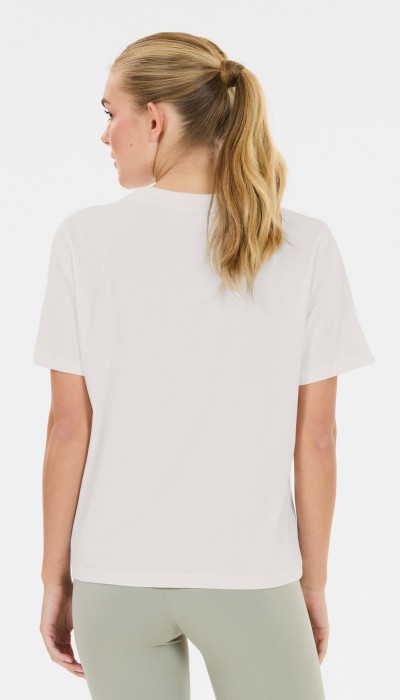 Athlecia Γυναικεία oversized κοντομάνικη μπλούζα Lexy άσπρη