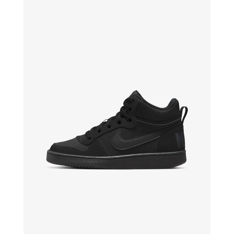 Nike Αθλητικά Μποτάκια Sneakers Court Borough Mid Μαύρα Nike Αθλητικά Μποτάκια Sneakers Court Borough Mid Μαύρα
