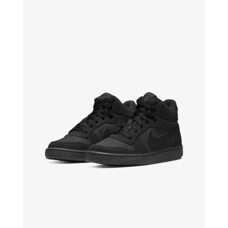 Nike Αθλητικά Μποτάκια Sneakers Court Borough Mid Μαύρα Nike Αθλητικά Μποτάκια Sneakers Court Borough Mid Μαύρα