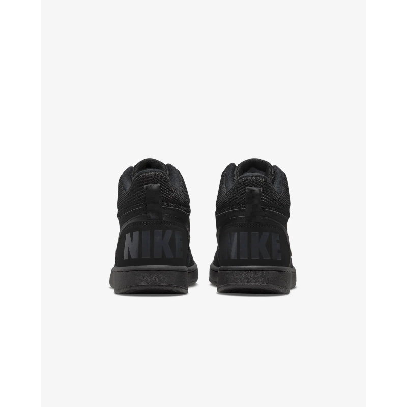 Nike Αθλητικά Μποτάκια Sneakers Court Borough Mid Μαύρα Nike Αθλητικά Μποτάκια Sneakers Court Borough Mid Μαύρα