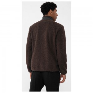 4F Men's zipsweater 4Fdryfleece brown