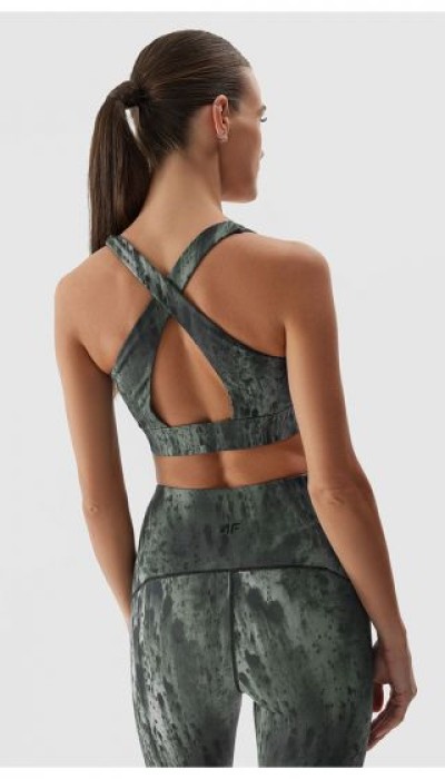 4F Γυναικείο μπουστάκι yogs 4FDRY πράσινο