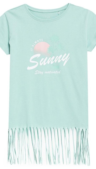 4F Παιδική Μπλούζα για κορίτσια μακρυά βεραμάν