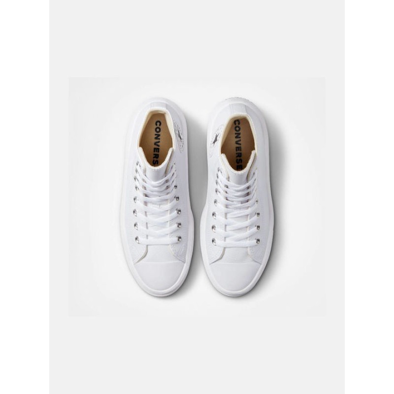 Converse Δερμάτινα Μποτάκια unisex Ctas high άσπρο Converse Δερμάτινα Μποτάκια unisex Ctas high άσπρο