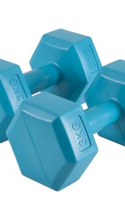 Amila πλαστικά βάρη πράσινο 3κιλο (2X3Kg) 