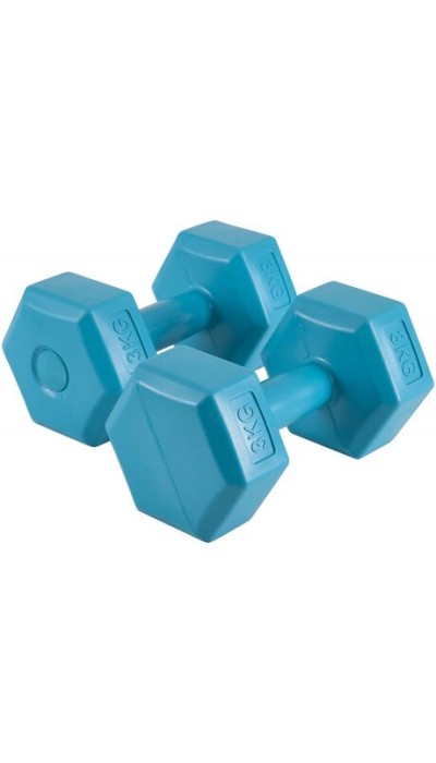 Amila πλαστικά βάρη πράσινο 3κιλο (2X3Kg) 