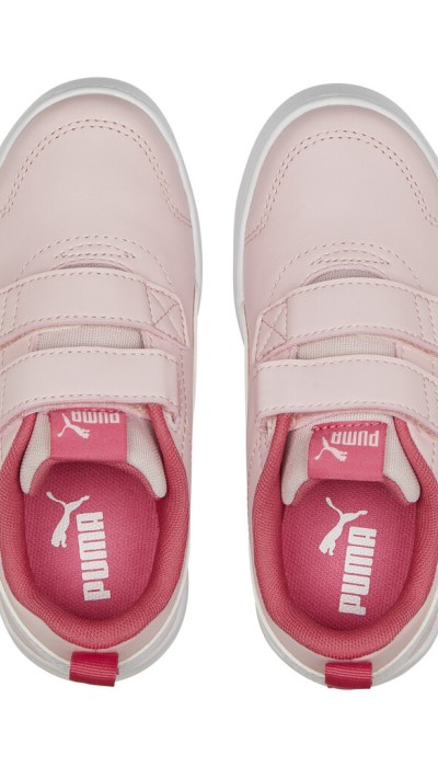 Puma Παιδικό αθλητικό παπούτσι για κορίτσι Courtflex 2V Ps ροζ