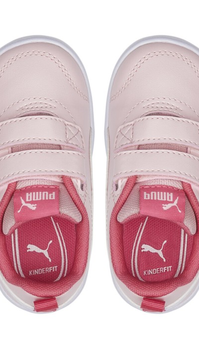 Puma Παιδικό αθλητικό παπούτσι για κορίτσι Courtflex 2V Inf ροζ