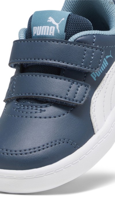 Puma Παιδικό αθλητικό παπούτσι για αγόρι Courtflex 2V Inf μπλε