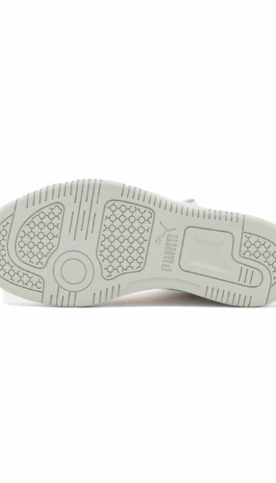 Puma Παιδικά αθλητικά μποτάκια με αυτοκόλλητο rebound v6 mid sneakers μαύρα