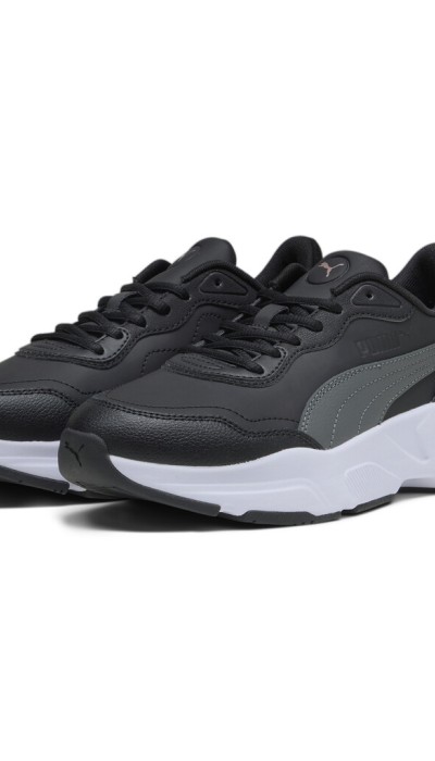 Puma Γυναικεία Αθλητικά Παπούτσια Sneakers  Δερμάτινα  Cassia Via Rose Μαύρα