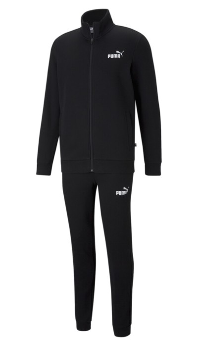 Puma Ανδρική φόρμα φούτερ clean sweat μαύρη