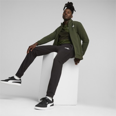 Puma Ανδρική φόρμα φούτερ clean sweat χακί
