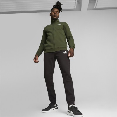 Puma Ανδρική φόρμα φούτερ clean sweat χακί