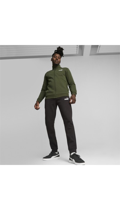 Puma Ανδρική φόρμα φούτερ clean sweat χακί