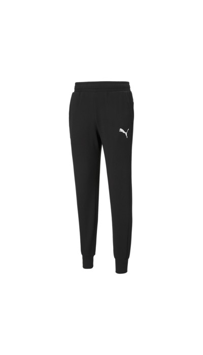 Puma Ανδρικό παντελόνι φόρμας φούτερ με λάστιχο μαύρο