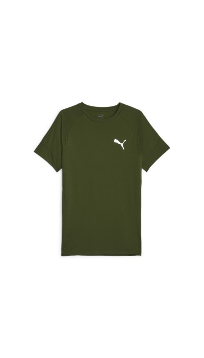 Puma Evostripe ανδρική κοντομάνικη μπλούζα dry-cell χακί