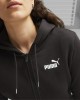 Puma Γυναικεία ζακέτα essential tape hoodie μαύρη