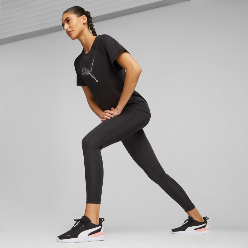 Puma Γυναικείο ψηλόμεσο κολάν Evostripe μαύρο