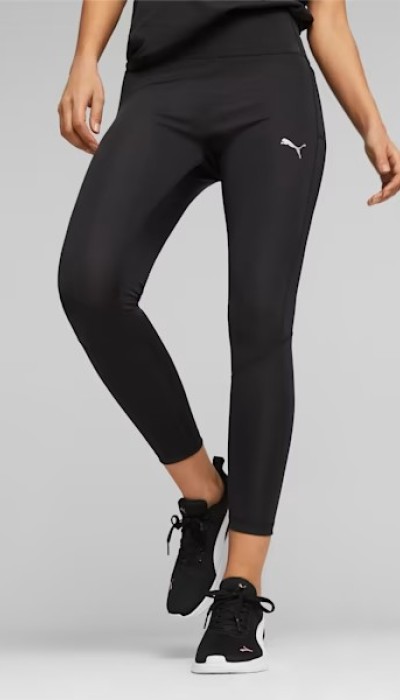 Puma Γυναικείο ψηλόμεσο κολάν Evostripe μαύρο