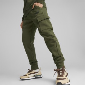Puma Ανδρικό παντελόνι με τσέπες ess+ cargo χακί