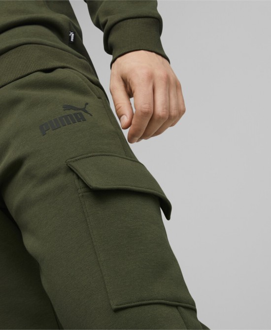 Puma Ανδρικό παντελόνι με τσέπες ess+ cargo χακί