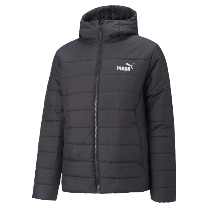 Puma Ανδρικό μπουφάν με κουκούλα Padded Jacket μαύρο