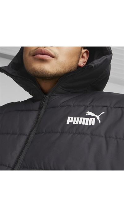 Puma Ανδρικό μπουφάν με κουκούλα Padded Jacket μαύρο