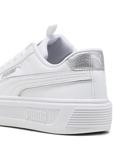 Puma Γυναικεία sneakers Smash platform άσπρα