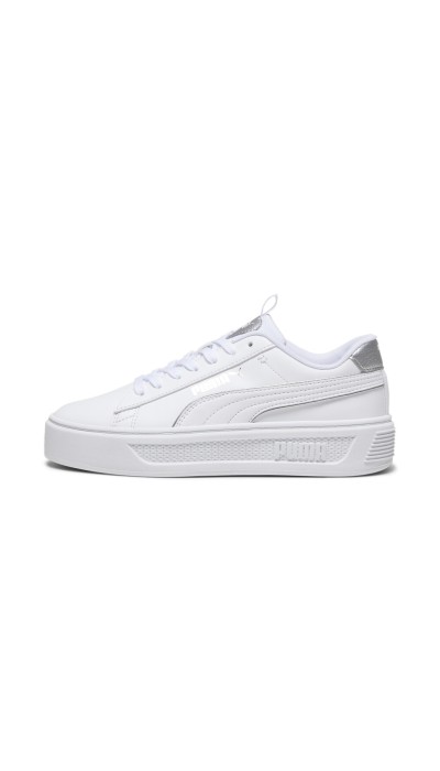 Puma Γυναικεία sneakers Smash platform άσπρα