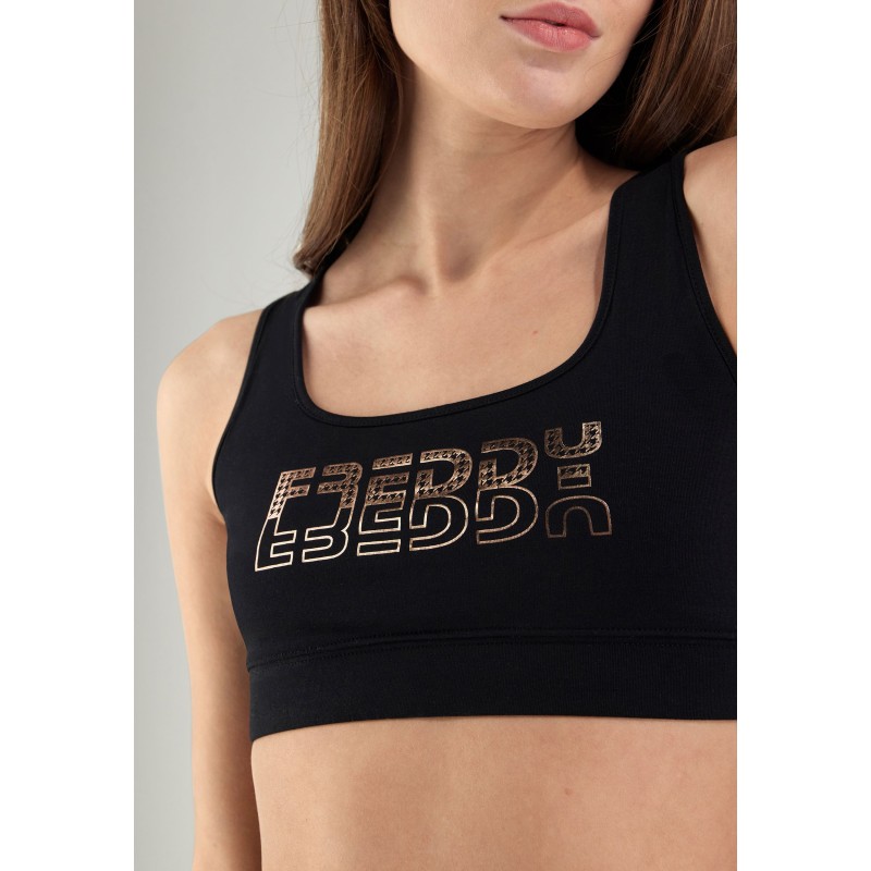 Freddy Medium support sports bra with a copper-hued Freddy print F2WBCB2 Freddy Medium support sports bra with a copper-hued Freddy print F2WBCB2