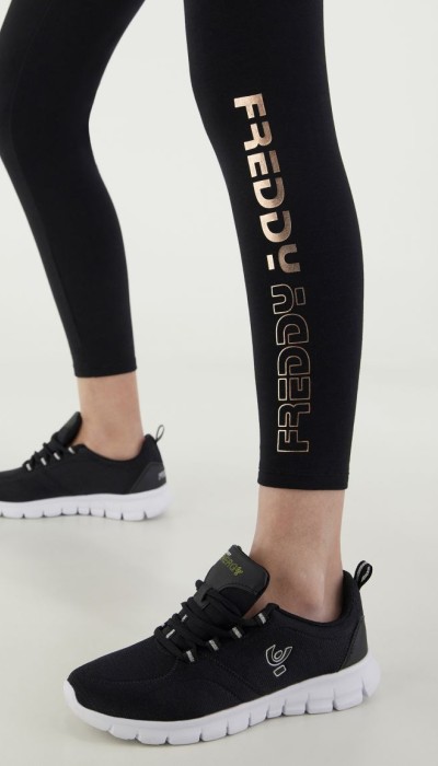 Freddy Ankle-length stretch fleece workout leggings  F2WBCP13