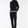 Freddy Long stretch fleece track suit with striped jacquard tape F2WTRK2