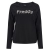 Freddy  t-shirt with animal print shoulders F2WTRT7