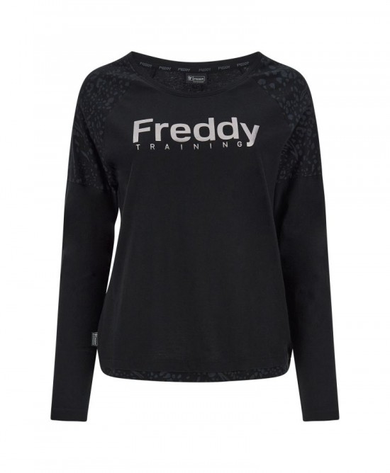 Freddy  t-shirt with animal print shoulders F2WTRT7