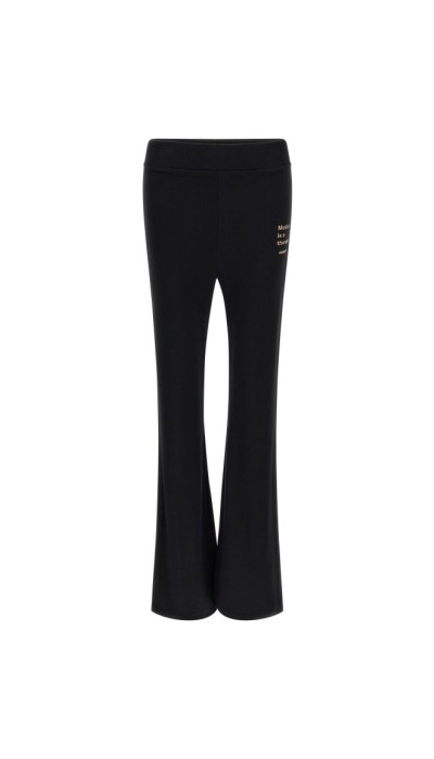 Freddy Γυναικείο κολάν καμπάνα φούτερ μαύρο