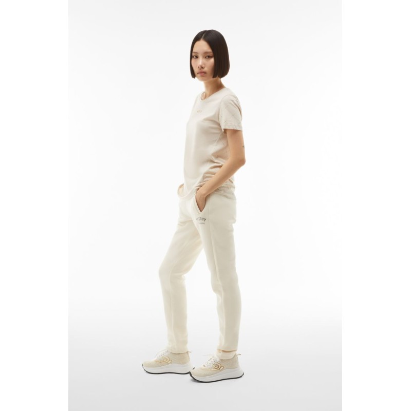 Freddy Γυναικείο παντελονι φόρμας γυναικείο εκρού