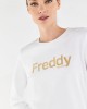 Freddy Crewneck sweatshirt with glossy print S2WTRS2