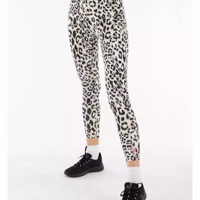 Freddy Γυναικείο κολάν με animal print εκρού