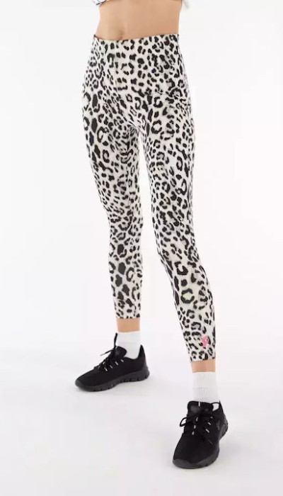 Freddy Γυναικείο κολάν με animal print εκρού