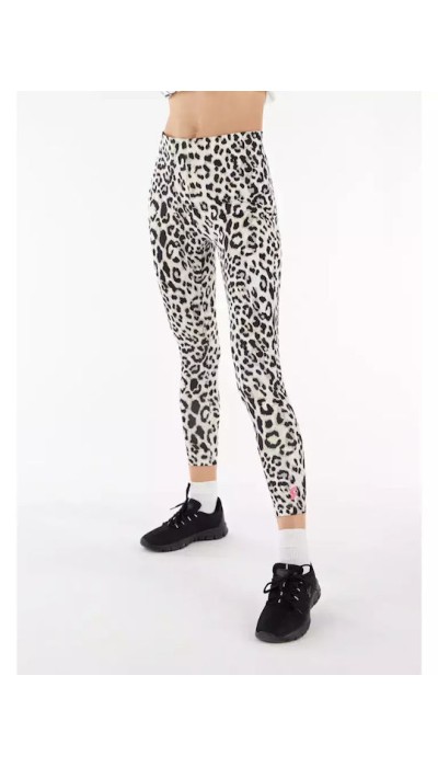 Freddy Γυναικείο κολάν με animal print εκρού